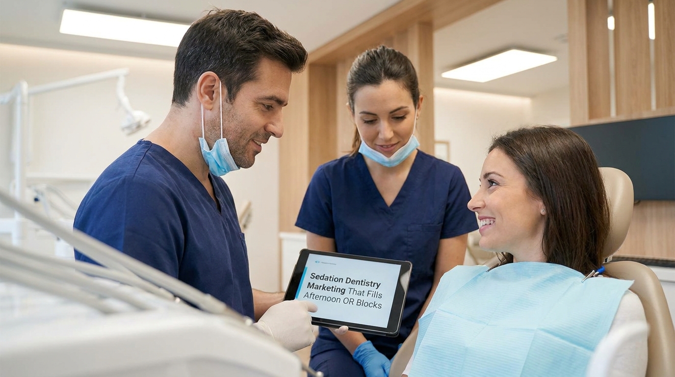 Sedation Dentistry Marketing That Fills Afternoon OR Blocks - dental marketing strategy