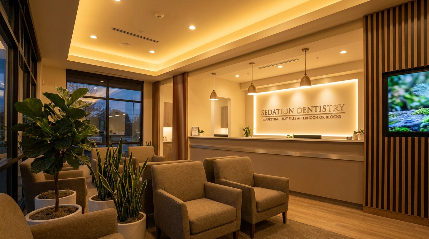 Sedation Dentistry Marketing That Fills Afternoon OR Blocks - practice growth insights