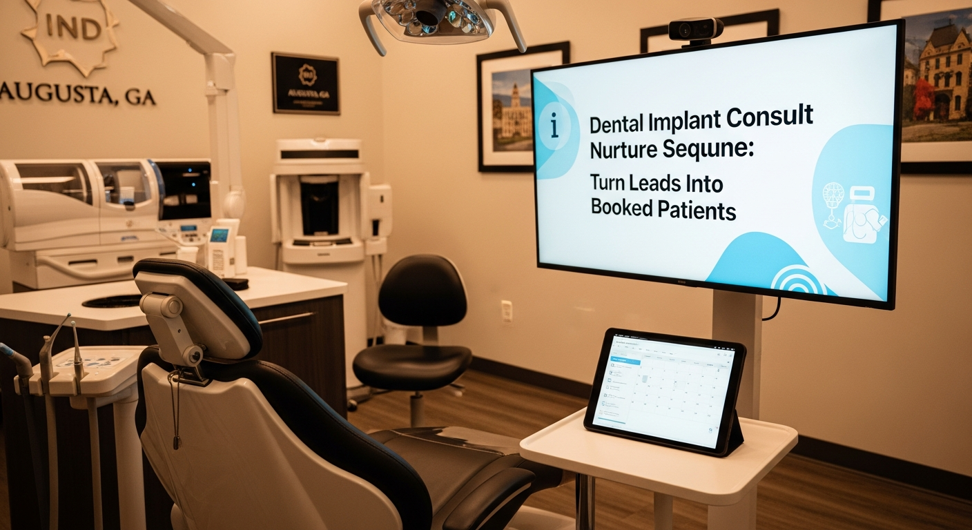 Augusta, GA Dental Implant Consult Nurture Sequence: Turn Leads Into Booked Patients