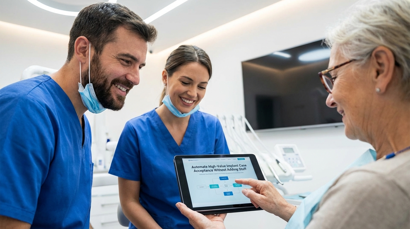 Automate High-Value Implant Case Acceptance Without Adding Staff - dental marketing strategy