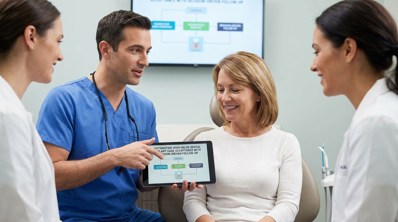 Automating High-Value Dental Implant Case Acceptance with Decision-Driven Follow-Up - dental marketing strategy