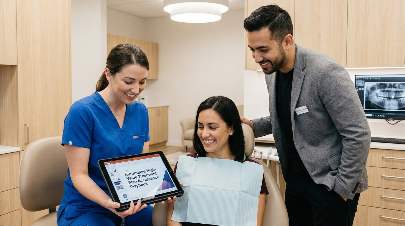Automated High-Value Treatment Plan Acceptance Playbook - dental marketing strategy