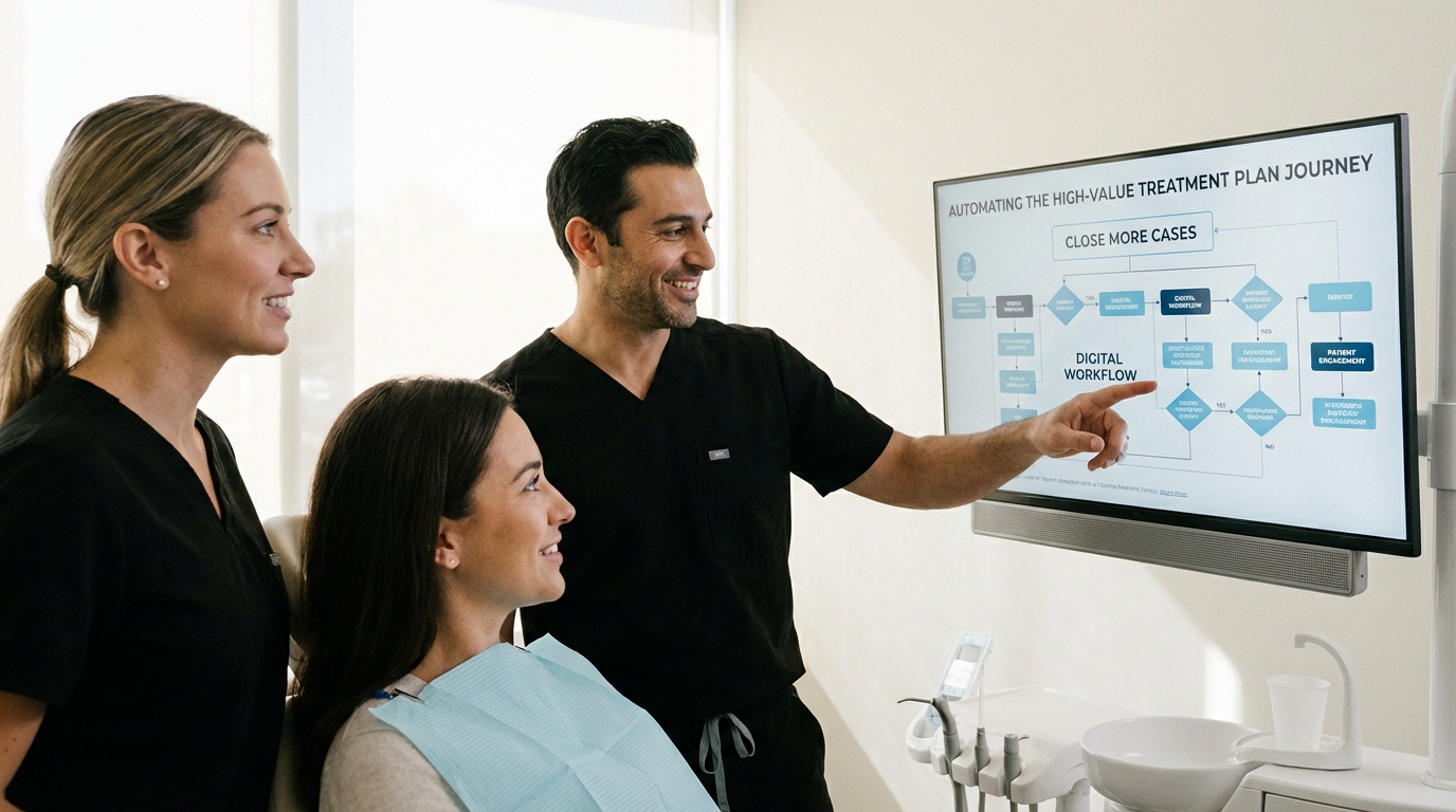 Automating the High-Value Treatment Plan Journey to Close More Dental Cases - dental marketing strategy