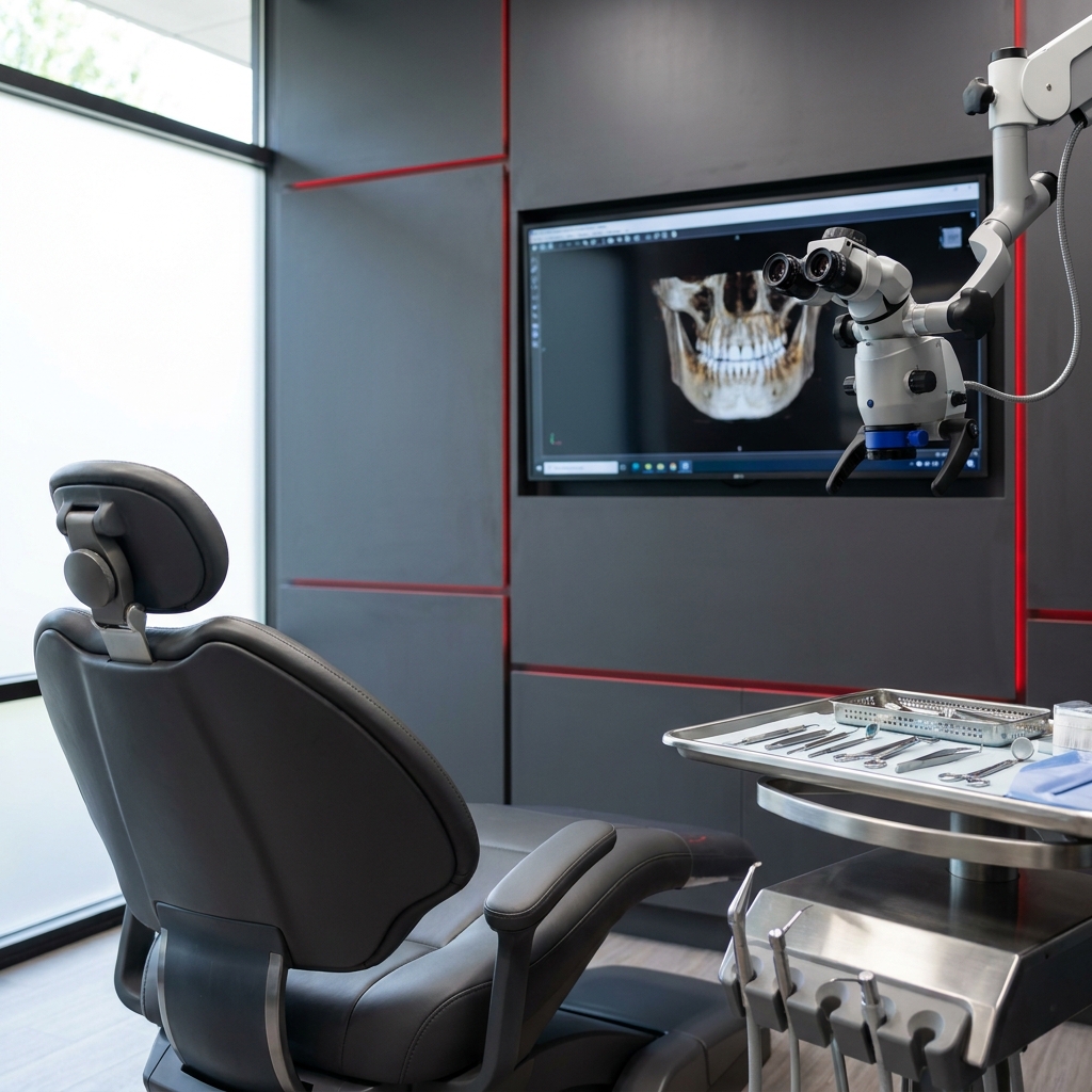 Modern Atlanta dental implant operatory at Ponce Dental Studio, where CMC drove $1.8M in 10 months