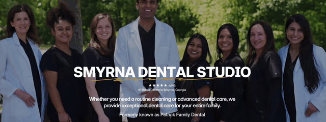Smyrna Dental Studio website built by Closing More Cases