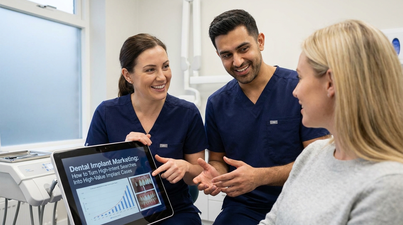 Dental Implant Marketing: How to Turn High-Intent Searches Into High-Value Implant Cases - dental marketing strategy