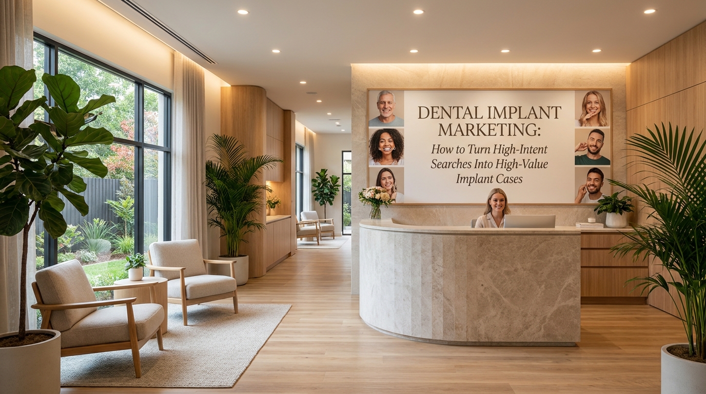 Dental Implant Marketing: How to Turn High-Intent Searches Into High-Value Implant Cases - practice growth insights