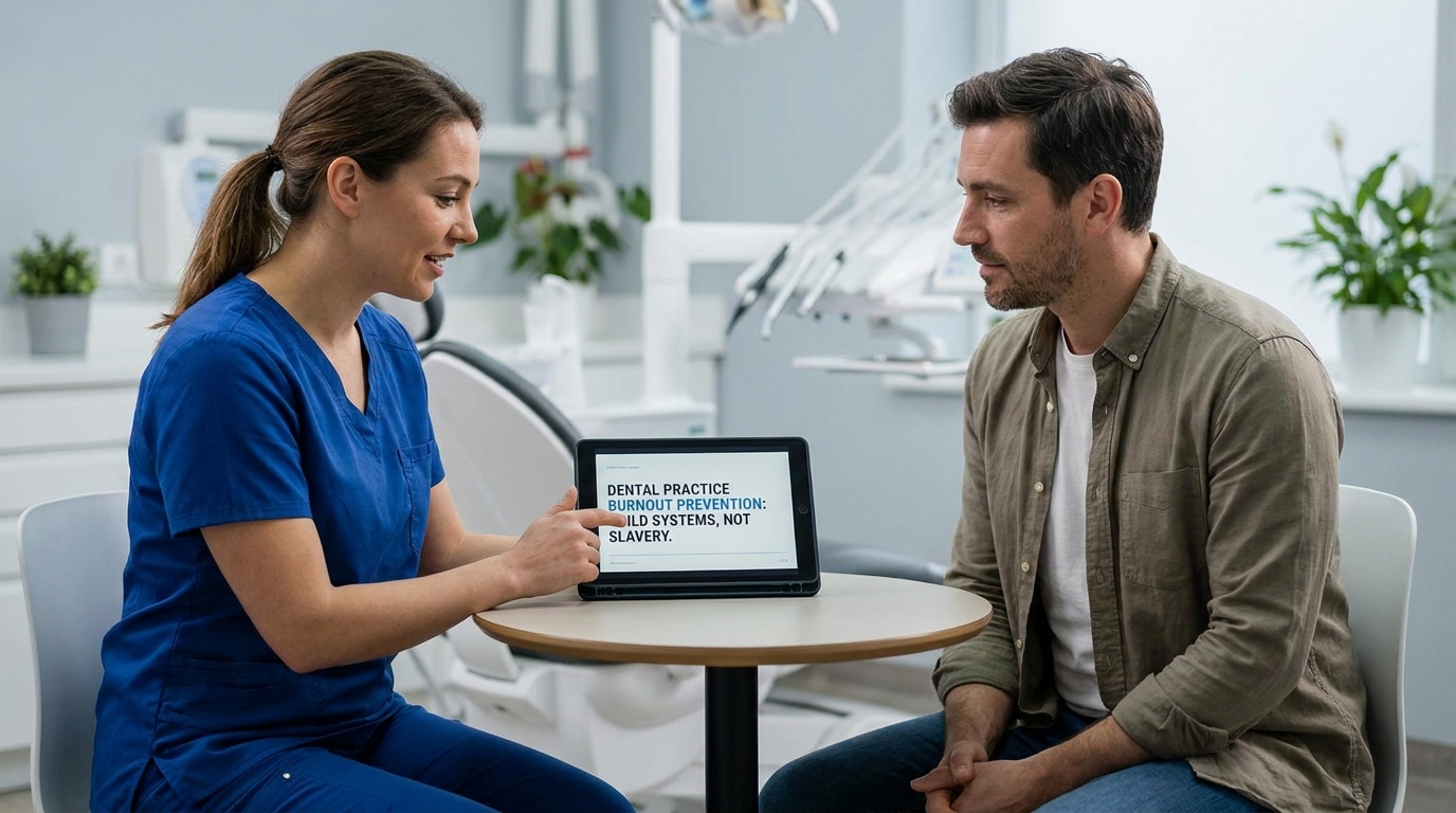 Dental Practice Burnout Prevention: Build Systems, Not Slavery - dental marketing strategy