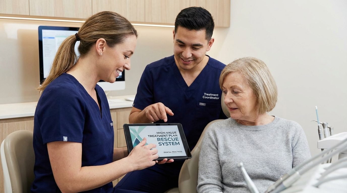 High-Value Treatment Plan Rescue System for Dental Practices - dental marketing strategy