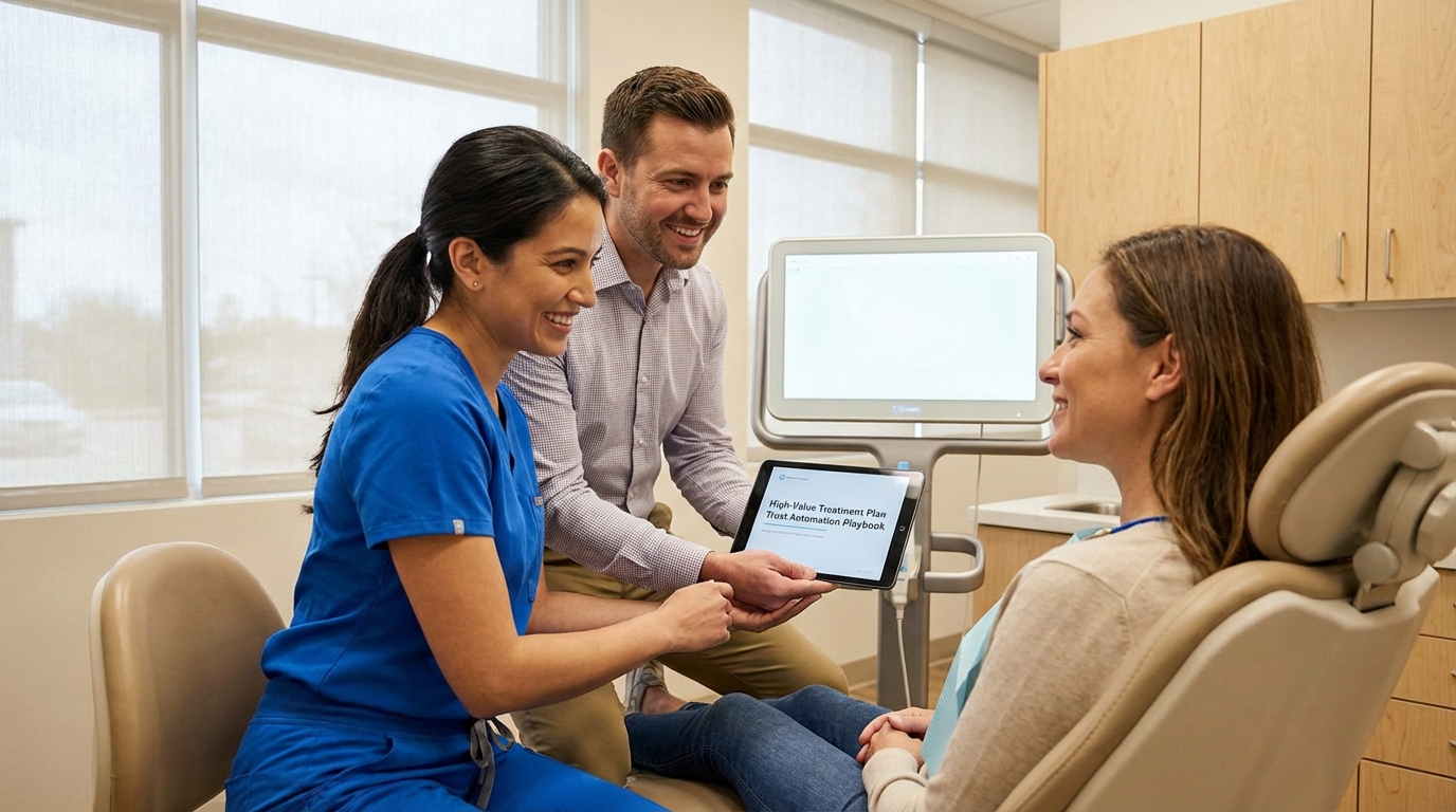 High-Value Treatment Plan Trust Automation Playbook - dental marketing strategy