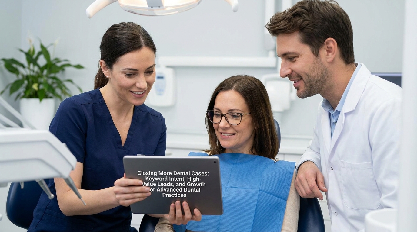 "Closing More Dental Cases: Keyword Intent, High-Value Leads, and Growth for Advanced Dental Practices" - dental marketing strategy