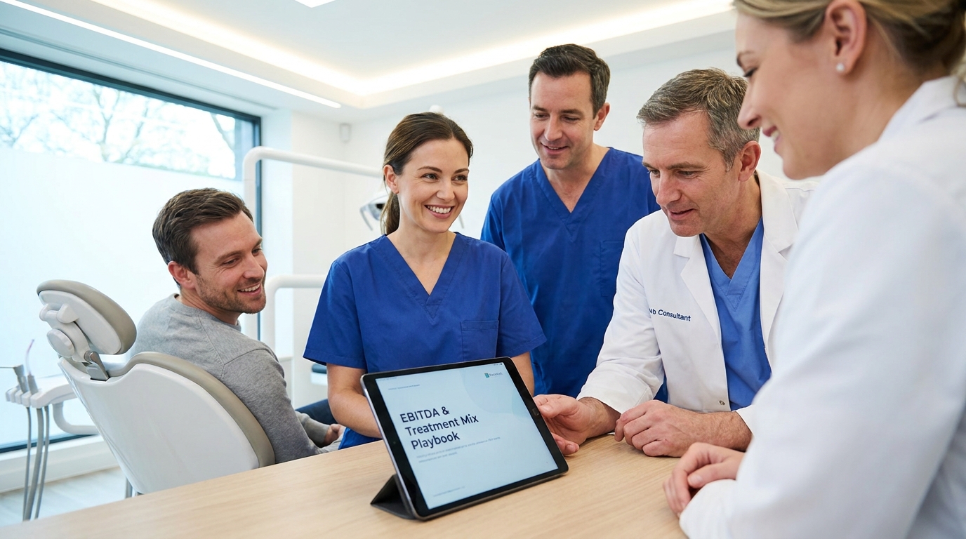 Dental Practice Valuation Prep: EBITDA & Treatment Mix Playbook - dental marketing strategy