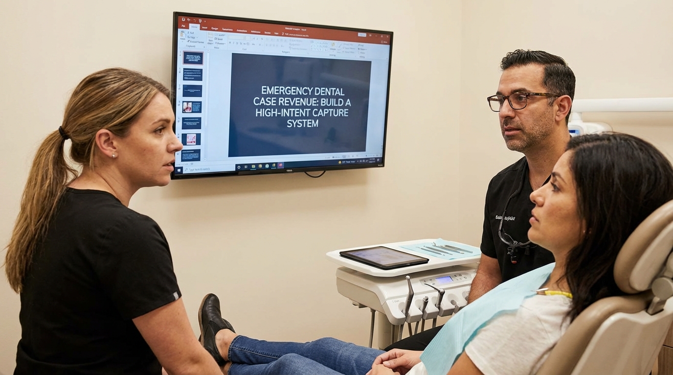 Emergency Dental Case Revenue: Build a High-Intent Capture System - dental marketing strategy
