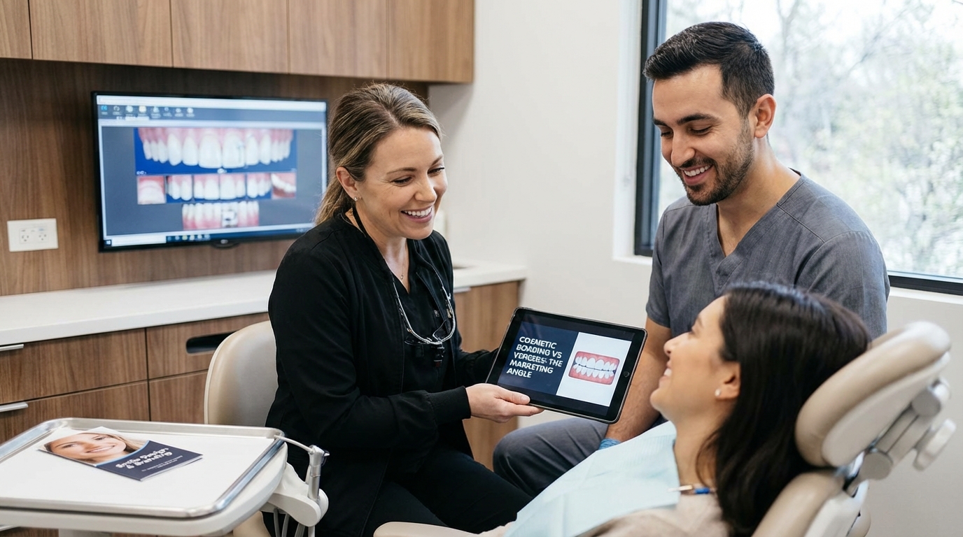 Cosmetic Bonding vs Veneers: The Marketing Angle - dental marketing strategy