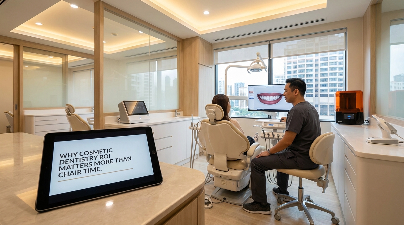 Why Cosmetic Dentistry ROI Matters More Than Chair Time