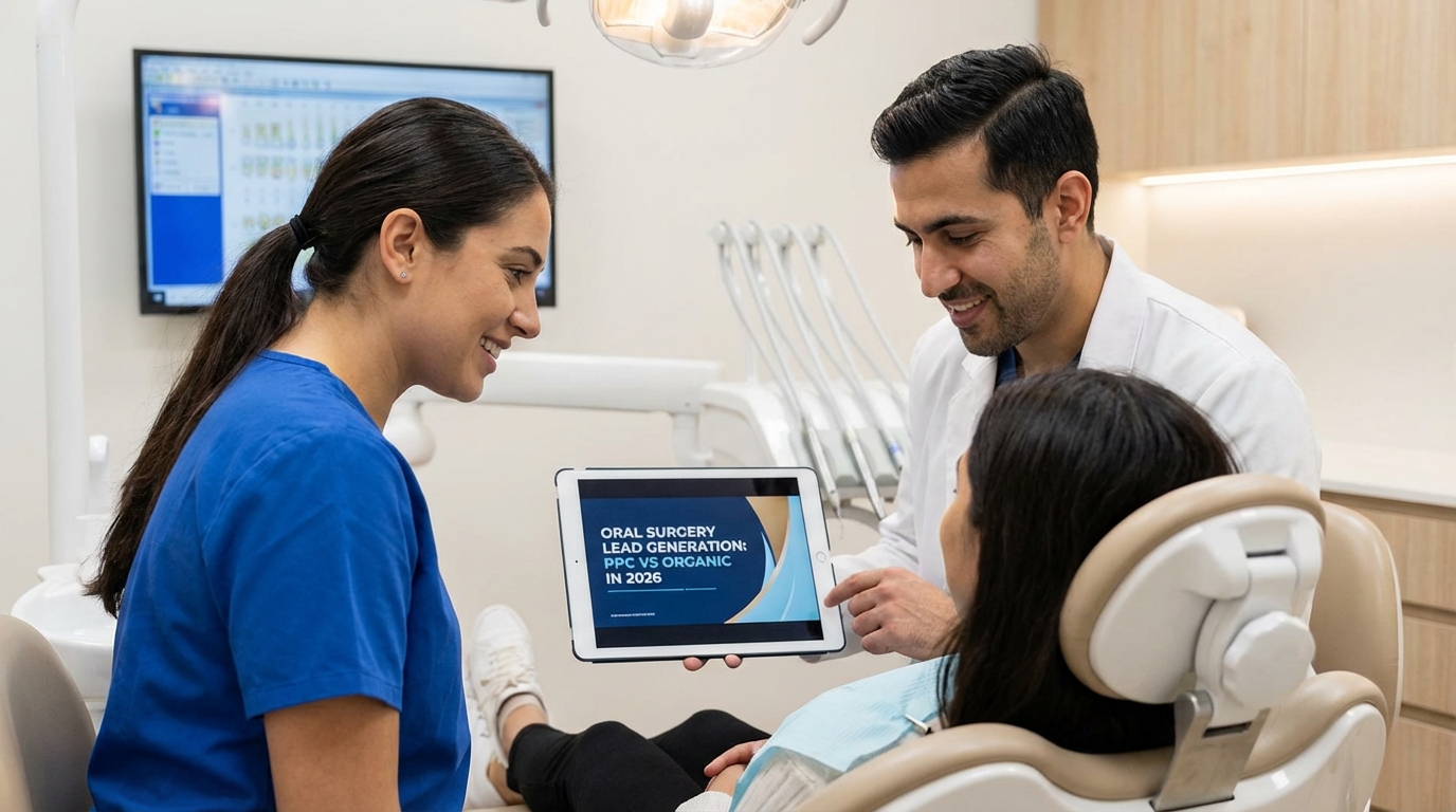 Oral Surgery Lead Generation: PPC vs Organic in 2026 - dental marketing strategy