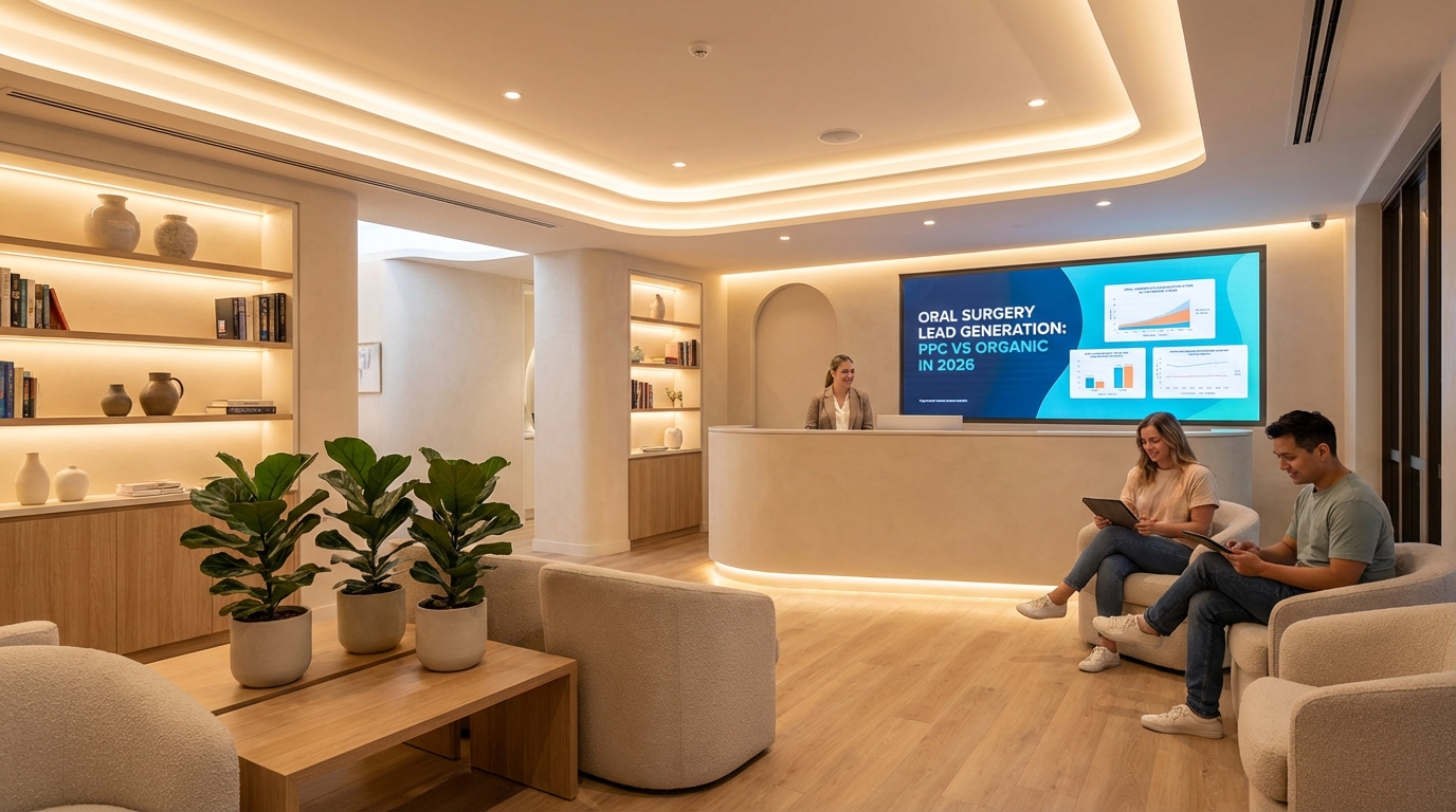 Oral Surgery Lead Generation: PPC vs Organic in 2026 - practice growth insights