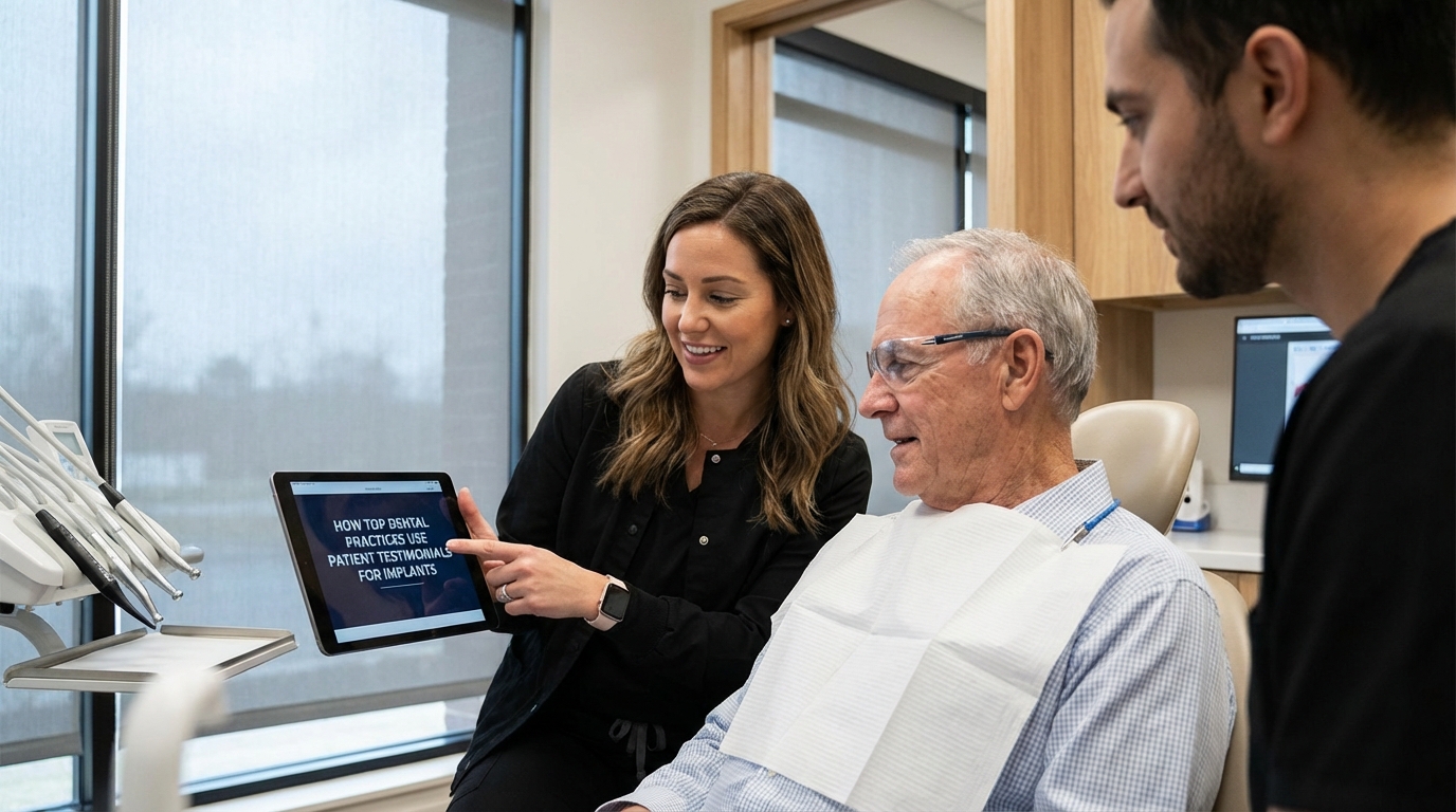 How Top Dental Practices Use Patient Testimonials for Implants - dental marketing strategy
