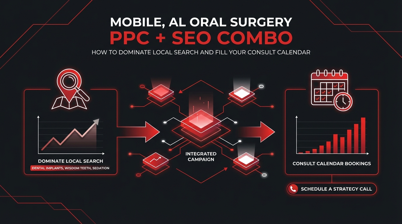 Mobile, AL Oral Surgery PPC + SEO Combo: How to Dominate Local Search and Fill Your Consult Calendar
