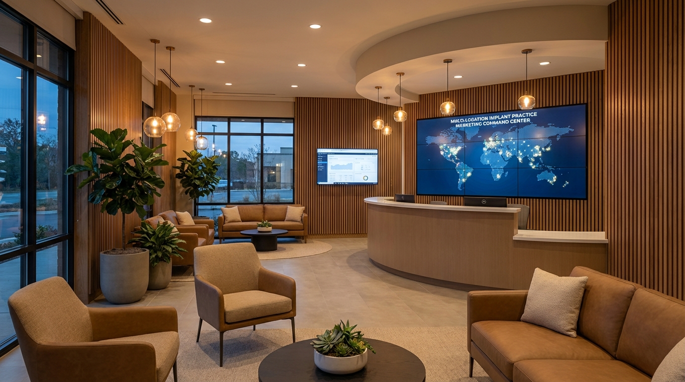 Multi-Location Implant Practice Marketing Command Center - practice growth insights