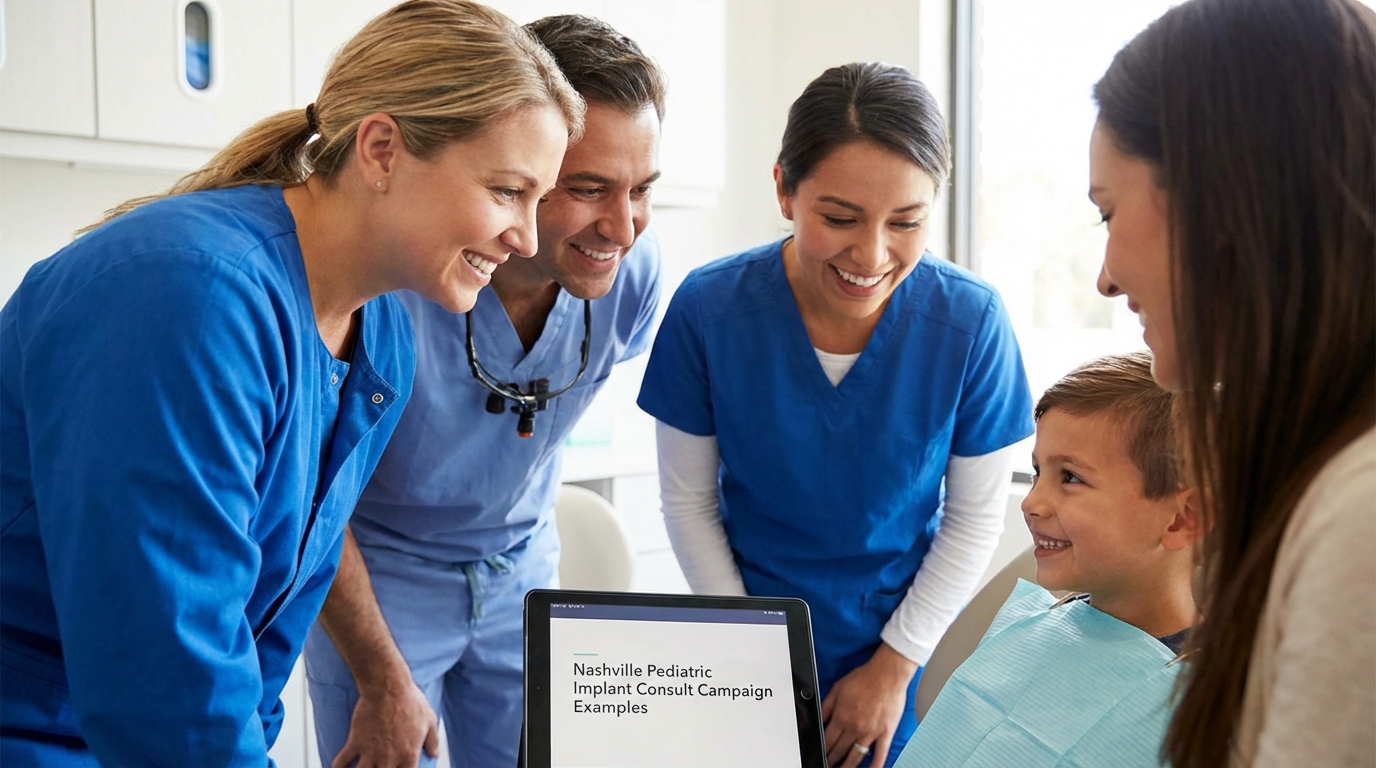 Nashville Pediatric Implant Consult Campaign Examples - dental marketing strategy