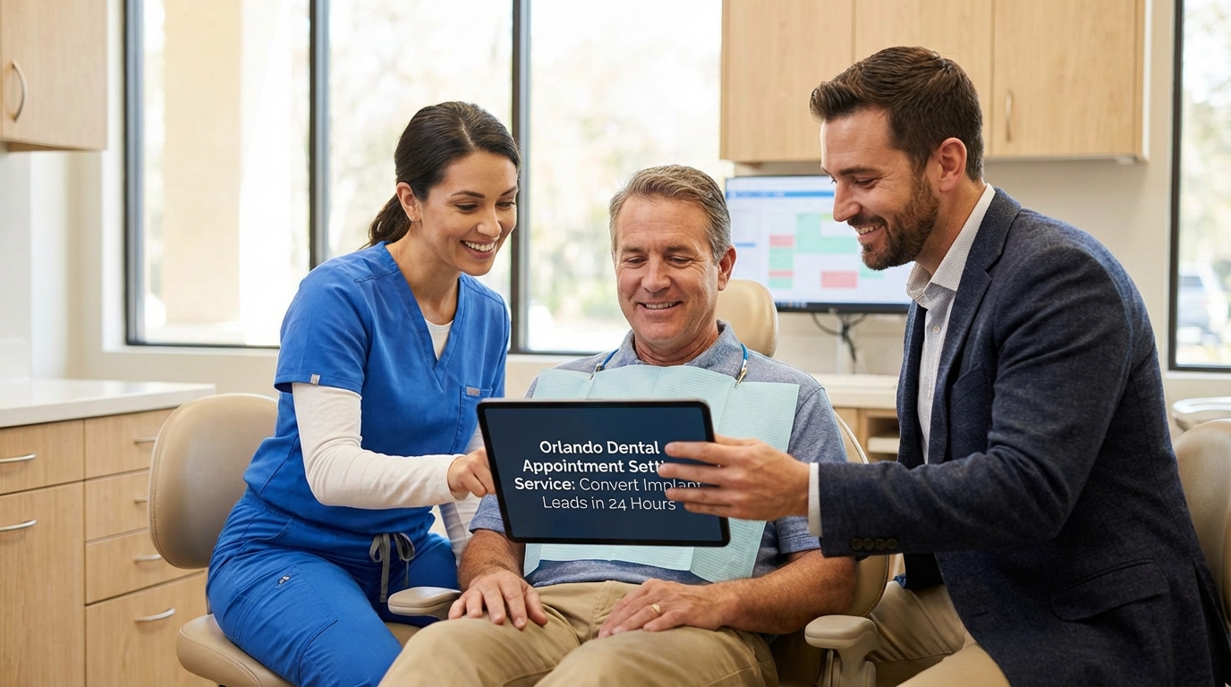 Orlando Dental Appointment Setting Service: Convert Implant Leads in 24 Hours - dental marketing strategy