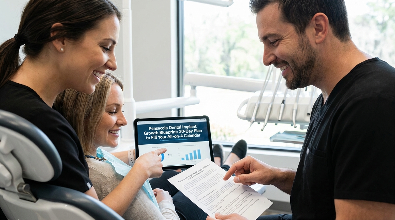 Pensacola Dental Implant Growth Blueprint: 30-Day Plan to Fill Your All-on-4 Calendar - dental marketing strategy