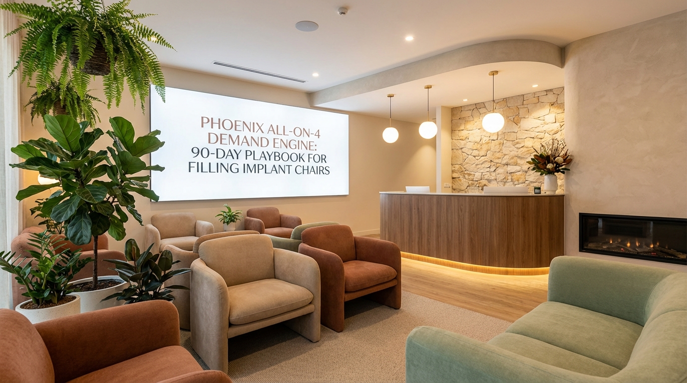 Phoenix All-on-4 Demand Engine: 90-Day Playbook for Filling Implant Chairs - practice growth insights