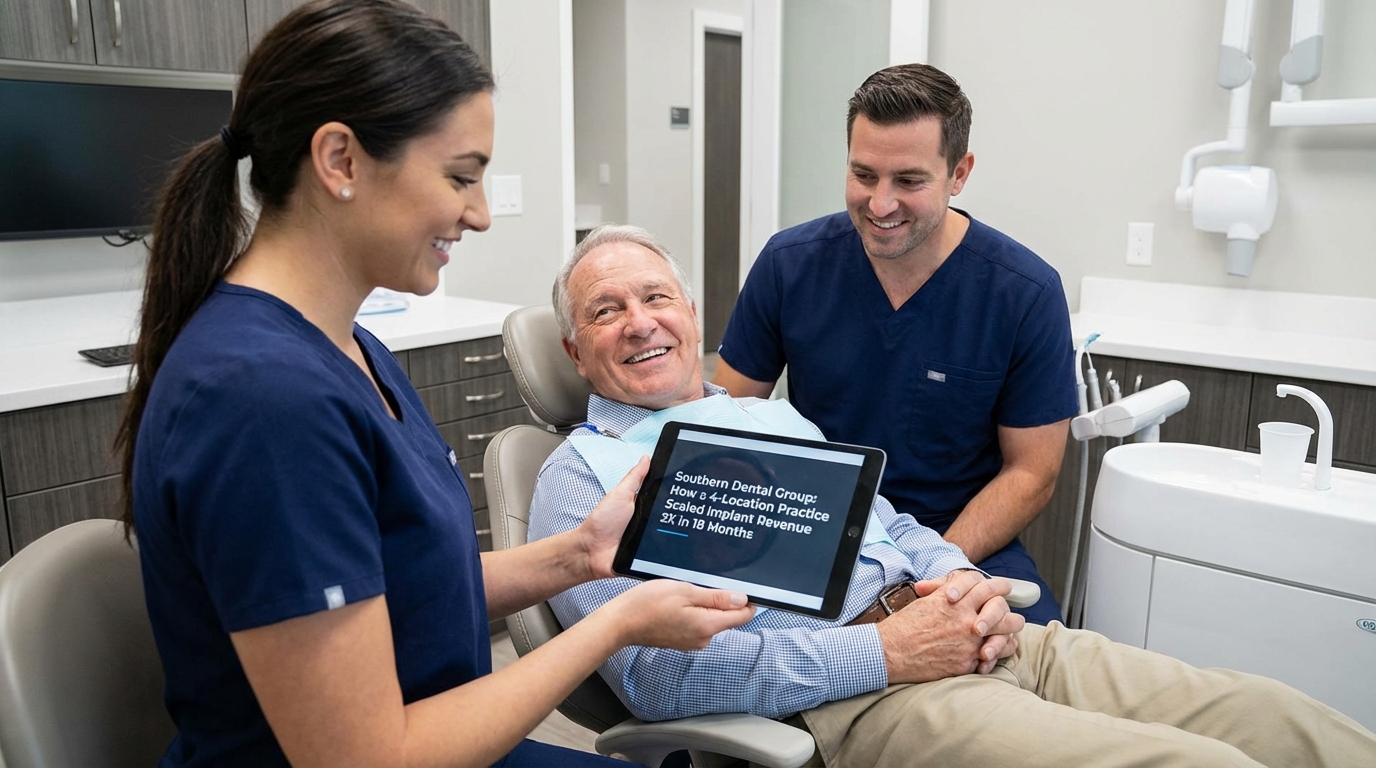 Southern Dental Group: How a 4-Location Practice Scaled Implant Revenue 3X in 18 Months - dental marketing strategy